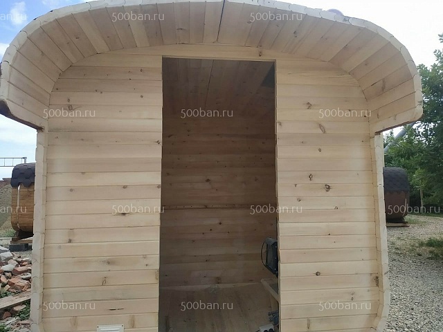 Квадро-баня 2 метра, торцевой вход